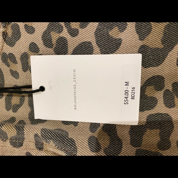 leopard denim skirt - Picture 3 of 3